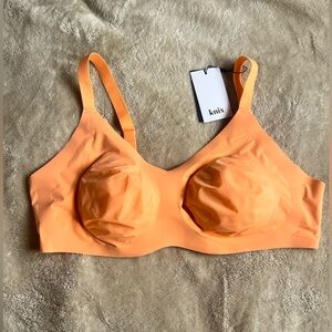 Knix Thin Strap Padded V-Neck Bra - Size 8 (40D-E) - NWT